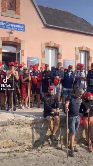 Marche Trielen - Molène - 70 participants pour la marche aquatique Trielen - Molène