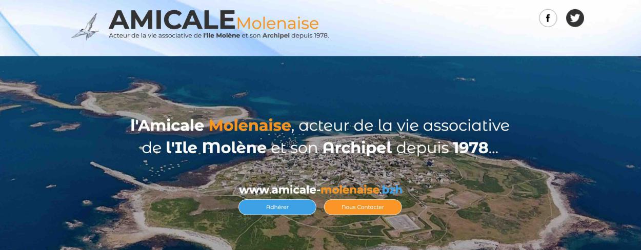 Mise en ligne du site internet de l'Amicale Molenaise.